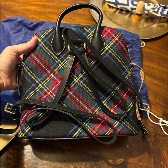 Dooney & Bourke Tartan Plaid Backpack - Picture 5 of 7